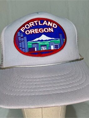 Vintage Portland Oregon Adjustable SnapBack Rope Trucker Hat Cap - NWOT